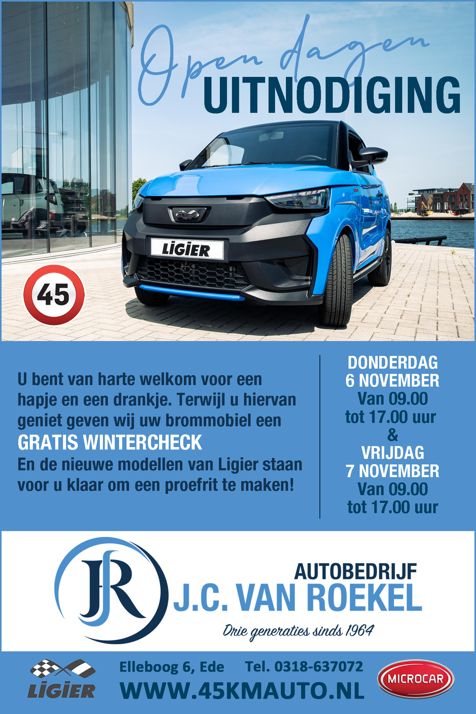 Brommobiel dagen 6 en 7 november 2025